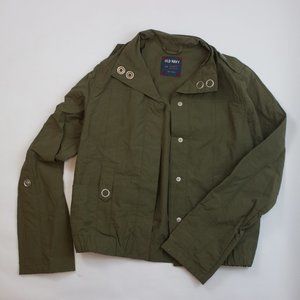 Old Navy Army Green Bomber Jacket